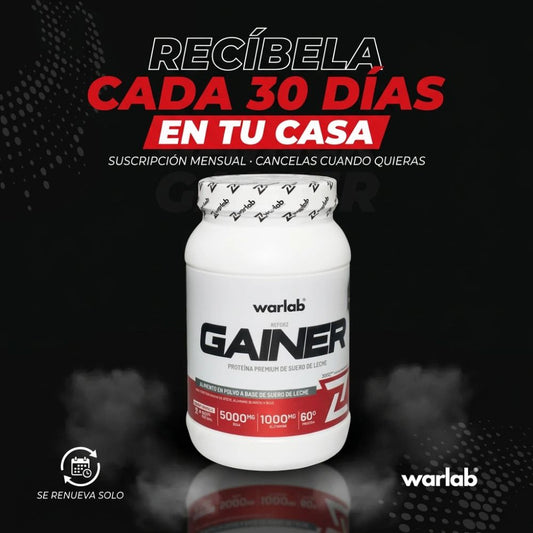 WAR GAINER x 2LB - SUSCRIPCION