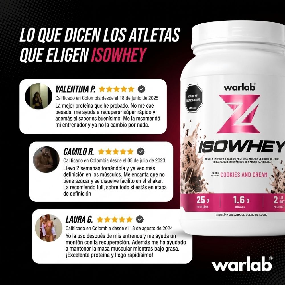 ISOWHEY X 2LB COOKIES AND CREAM