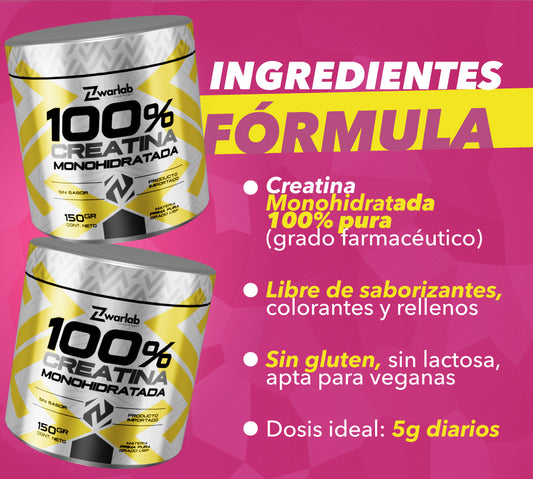 PACK CREATINA MONOHIDRATADA M