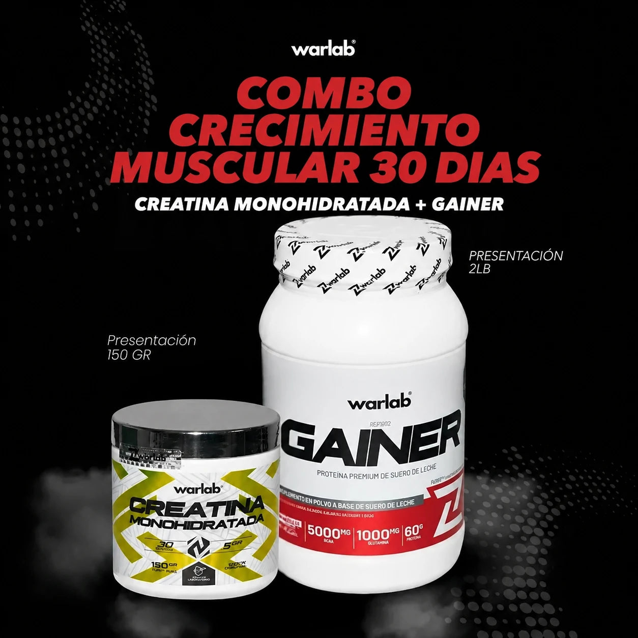 COMBO CRECIMIENTO MUSCULAR 30 DIAS