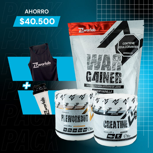 Pack Power & Muscle Gain + Shaker de Regalo + Envíos Gratis