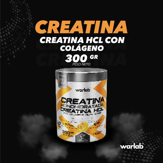 CREATINA HCL CON COLÁGENO X 300GR